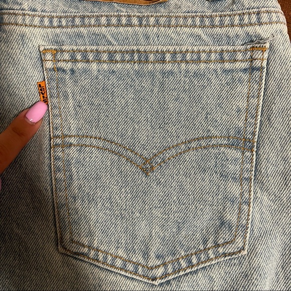 Vintage orange tag Levi 550 shorts - Picture 3 of 7